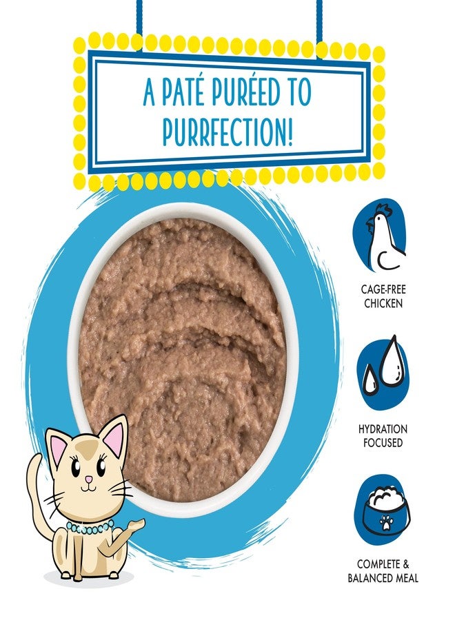 Weruva Slide N' Serve Paté Wet Cat Food, Jeopurrdy Licious Chicken Dinner, 2.8oz Pouch (Pack of 12) - Image 3
